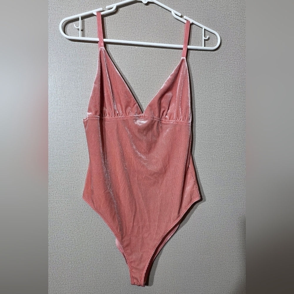 Forever 21 Soft Pink Velvet Top